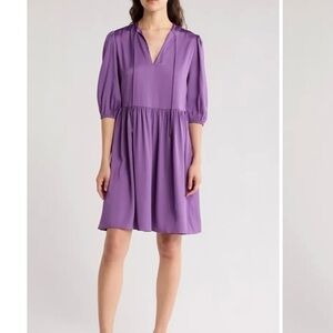 BOSS Orange Dorena Dress in Deep Viola Size XL
